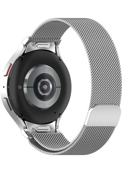 Samsung Galaxy Watch Fe 40 mm Mıknatıslı Hasır Metal Örgü Kordon Kayış Tam Uyumlu Orijinal Pim modelleri