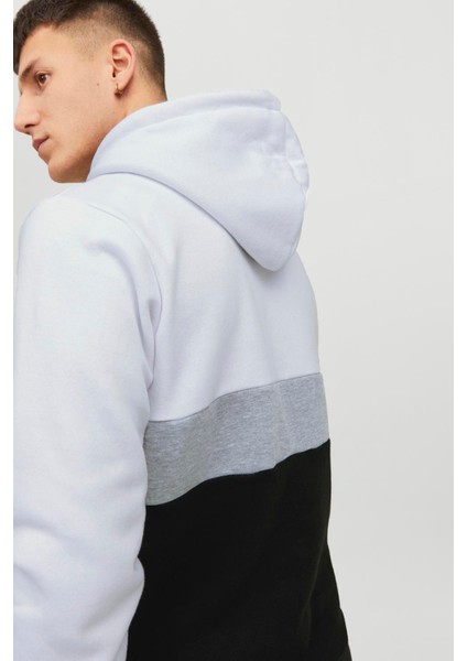 Essentials Jjereid Renk Bloklu Kapüşonlu Sweat Erkek Sweat 12233959 indirimleri