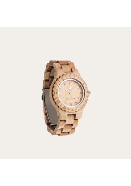 Woodwatch Lotus Maple Ahşap Kadın Kol Saati 34MM