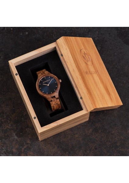 Woodwatch Marine Rose Ahşap Kadın Kol Saati 36MM