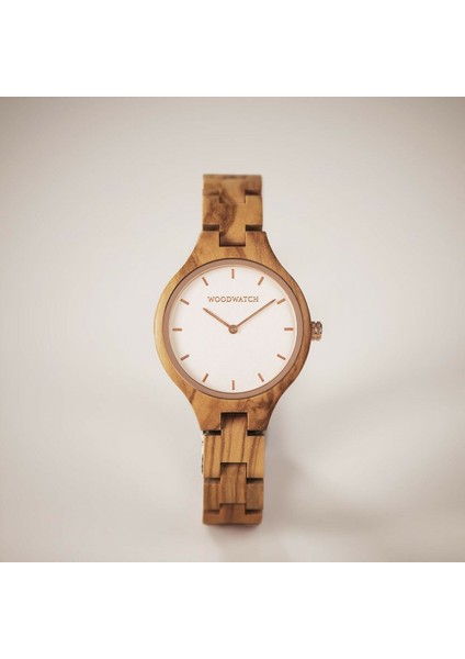 Woodwatch Nordic Rose Ahşap Kadın Kol Saati 36MM