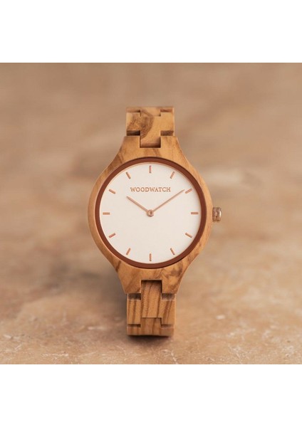 Woodwatch Nordic Rose Ahşap Kadın Kol Saati 36MM