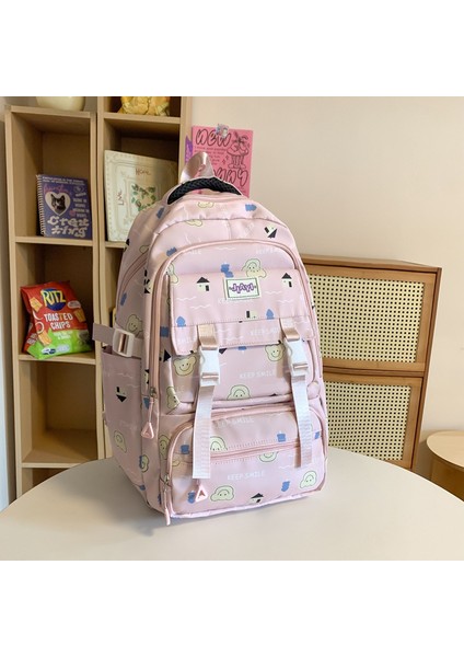 Ilkokul Kızları Için Okul Çantaları, Sevimli Karikatür Yük Azaltıcı Sırt Çantaları, Ortaokul Öğrencileri, Erkekler Için Geniş Kapasiteli Sırt Çantaları (Yurt Dışından)