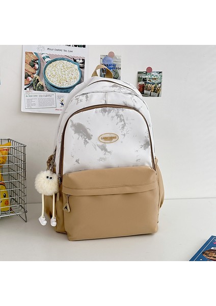 Sevimli Büyük Kapasiteli Sırt Çantası Grafiti Lise Üniversite Öğrencisi Kadınlar Için Rahat Sırt Çantası (Yurt Dışından)