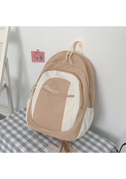 Okul Çantası, Basit, Modaya Uygun, Kişiselleştirilmiş, Çok Yönlü Sırt Çantası, Gündelik Açık Hava Seyahati Kampüs Sırt Çantası (Yurt Dışından)