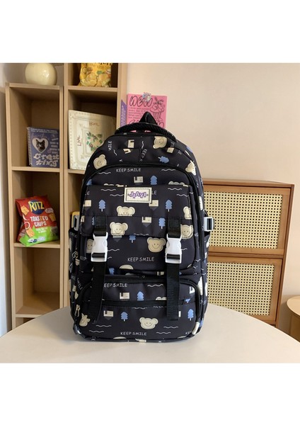 Ilkokul Kızları Için Okul Çantaları, Sevimli Karikatür Yük Azaltıcı Sırt Çantaları, Ortaokul Öğrencileri, Erkekler Için Geniş Kapasiteli Sırt Çantaları (Yurt Dışından)