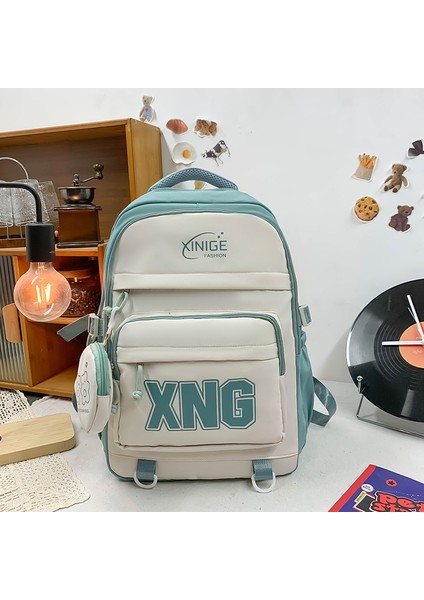 Öğrenci Bozuk Para Cüzdanı Sırt Çantası Büyük Kapasiteli Ortaokul Öğrenci Sırt Çantası (Yurt Dışından)