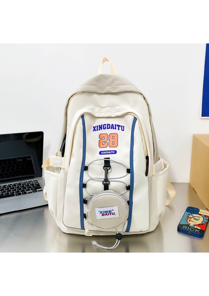 Bayan Ortaokul ve Lise Öğrencileri Için Okul Çantaları Erkekler Için Büyük Kapasiteli Sırt Çantaları Çok Yönlü Üniversite Öğrencisi Sırt Çantaları (Yurt Dışından)