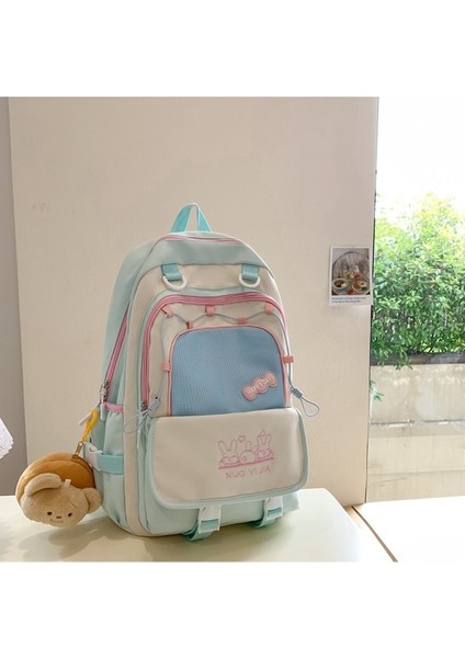 Lise Öğrencileri ve Ilkokul Öğrencileri Için Güzel Görünüme ve Niş Tasarıma Sahip, Büyük Kapasiteli Sırt Çantasıyla Ortaokul Kızları Için Sevimli Okul Çantası (Yurt Dışından)