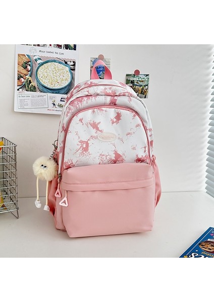 Sevimli Büyük Kapasiteli Sırt Çantası Grafiti Lise Üniversite Öğrencisi Kadınlar Için Rahat Sırt Çantası (Yurt Dışından)