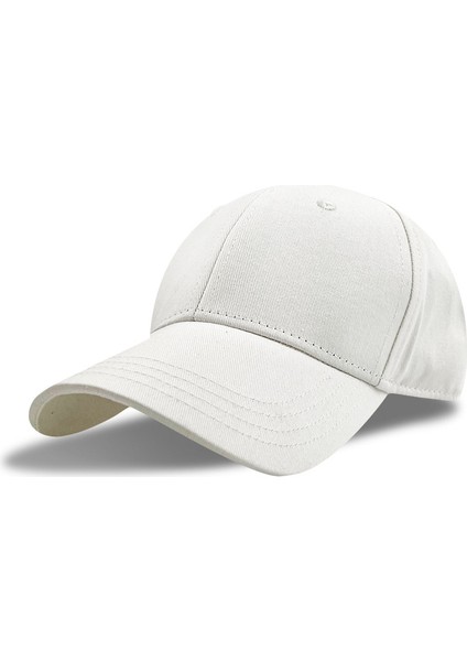 Saf Pamuk Yüksek Kaliteli Beyzbol Şapkası Sert Üst Erkek ve Kadın Düz Renk Güneş Koruma Şapkası (Yurt Dışından)