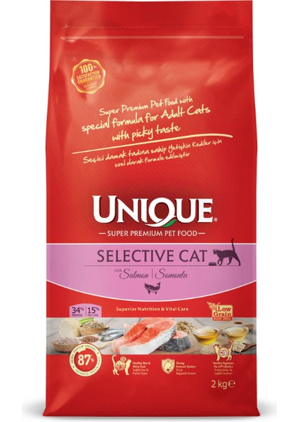 Selective Seçici Yetişkin Kedi Maması Somonlu 2 kg