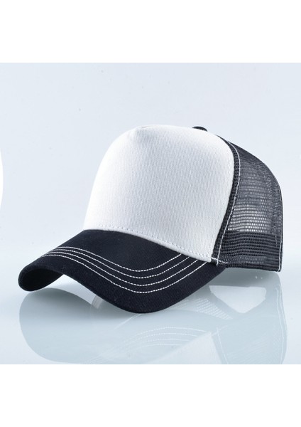 Düz Renk Pamuklu Beyzbol Şapkası Retro Örgü Ördek (Yurt Dışından)