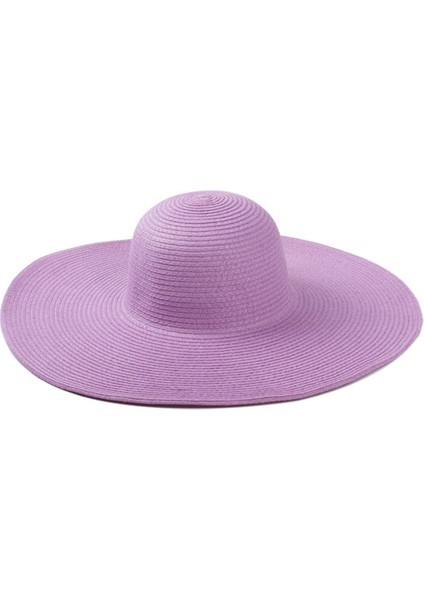 Şeker Renk Bayanlar Büyük Ağız Güneşlik Güneş Şapkası (Yurt Dışından)