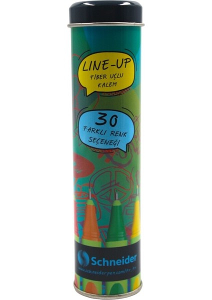 Line Up Metal Tüp 10'lu Tükenmez Kalem SCT 950