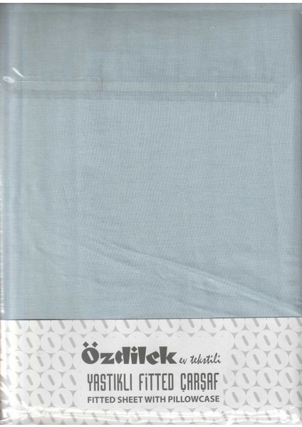 Lastikli Çarşaf Yastık Kılıflı 180*200 Aqua Colourıst