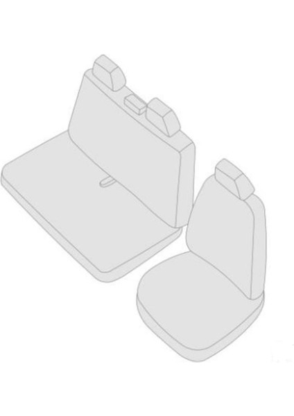 Transit 2007-2013 Model Uyumlu 2+1 Ön Koltuk Kılıf