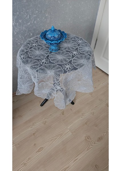 Fiskos Masa Örtüsü Tül Güpürlü Çeyizlik fırsatları