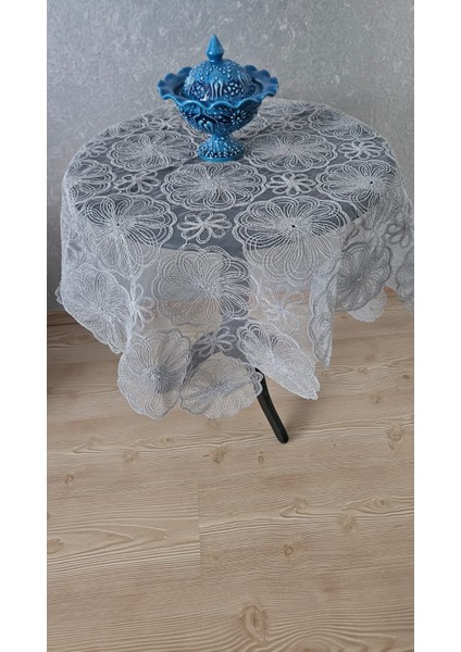 Fiskos Masa Örtüsü Tül Güpürlü Çeyizlik indirimleri