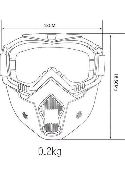 Anka Shop Cross Motosiklet Bisiklet Gözlüğü Açık Kask Maskesi Süngerli Bant Lastikli Jet Maske Sarı Cam