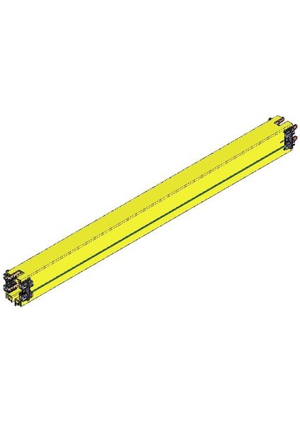 25 Adet Conductix-Wampfler 0815 CU100A PVCPH 4M Konduktör Ray - Endüstriyel Elektrik Dağıtım Sistemleri için