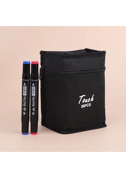 Touch Twin Çantalı Çift Uçlu Profesyonel Marker Keçeli Sanat Kalemi Çizim Boya Kalem Seti fiyatları