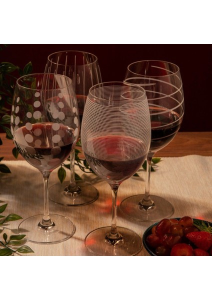 5159242 Cheers 4lü 685ml Kırmızı Şarap Kadehi Seti