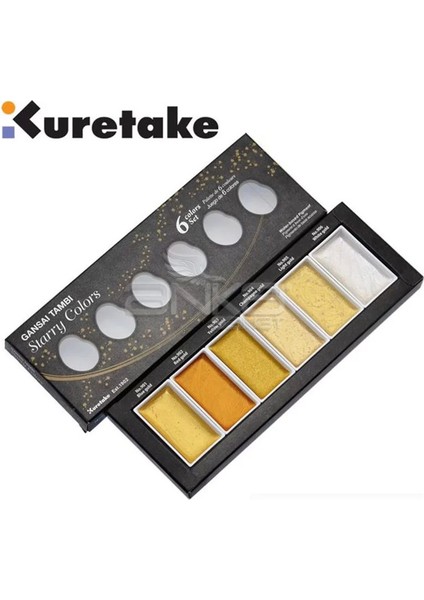 Kuretake Gansai Tambi Sulu Boya Seti 6lı Starry Colors