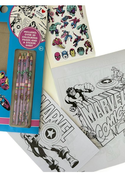Marvel Boyama Kalemleri ve Boyama Defter Seti fiyatları