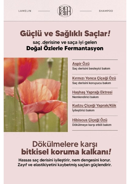 Collagen Içeren Saç ve Saç Bakım Şampuanı Lamelin Bio Solution Salon Shampoo 500 ml fırsatları