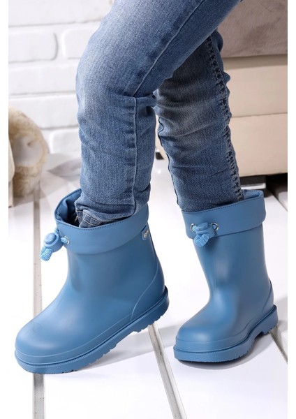 Azur/blue W10257-47 Bımbı Eurı Igor Çocuk Yağmur Botu Çizmesi
