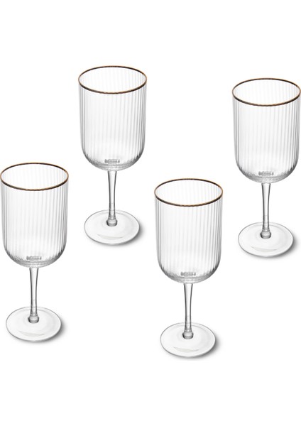 MKSORRW4PC Sorrento 4lü 450ML Kristal Kırmızı Şarap Kadehi Seti