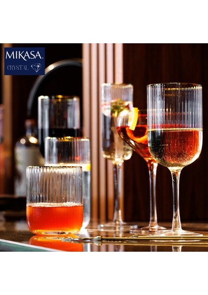 MKSORRW4PC Sorrento 4lü 450ML Kristal Kırmızı Şarap Kadehi Seti