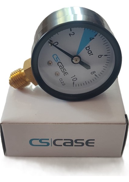 1408 1/4'' Alt Çıkışlı 10 Bar Su Manometre Ø50MM
