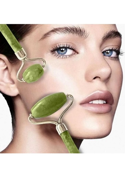 Yeşim Taşı Yüz Masaj Aleti Yüz Şekillendirici Yüz Bakım Aleti Doğal Taş Jade Roller modelleri
