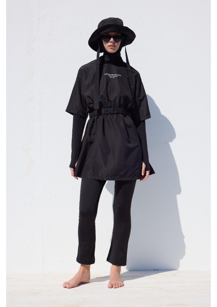 Parmak Geçirmeli 3'lü Mayo Takımı Siyah fiyatları