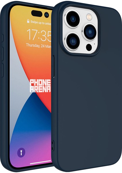 Apple iPhone 15 Pro Max Uyumlu Lsr Lansman Kapak-Lacivert