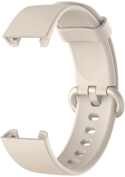 Xiaomi Redmi Watch (Mi Watch Lite) Uyumlu Klasik Kordon - Krem