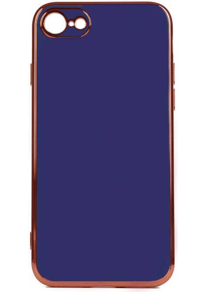 Apple iPhone Se 2022 Uyumlu Bark Kapak-Lacivert