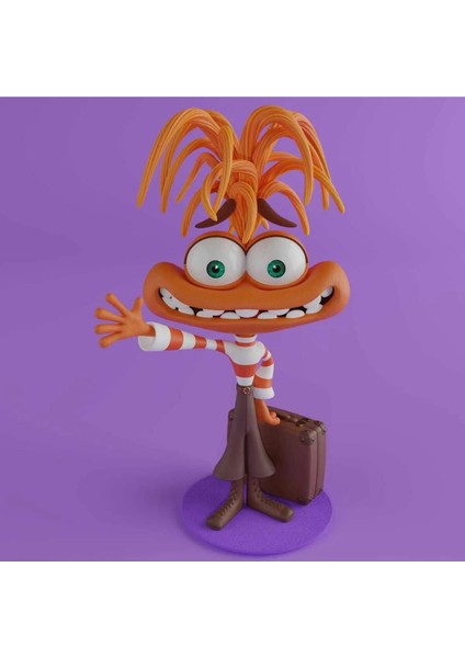 Ters Yüz 2 Anksiyete Kaygı Boyalı Figür 15CM Anxiety