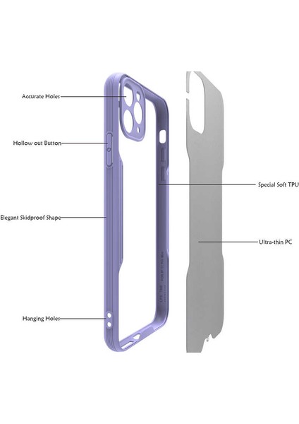 Apple iPhone 11 Pro Uyumlu Parfe Kapak-Lacivert