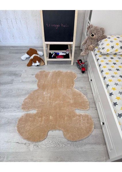 Pufi Yumuşak Peluş Ayıcık Halı Post Çocuk Odası Bebek Odası Oturma Odası Halısı fiyatları
