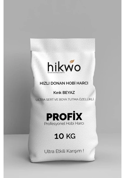 Hw Profix Ultra Güçlendirilmiş Mumluk Döküm Harcı, Hobi Harcı, Hobi Alçısı, Taş Tozu 10