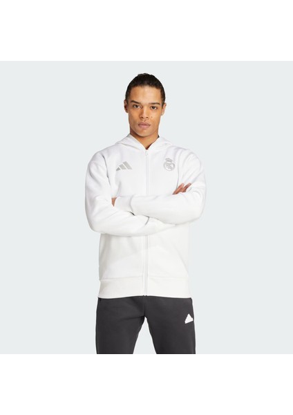 Adidas Real Madrid Anthem Erkek Sweatshirt