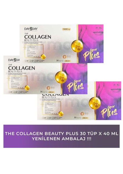 DAY2DAY The Collagen Beauty Plus 30 Tüp x 40 ml 3 Al 2 Öde