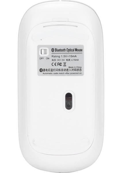 Link Axel 10.1 Uyumlu Kablosuz Bluetooth Pilli Optik Mouse - Mor