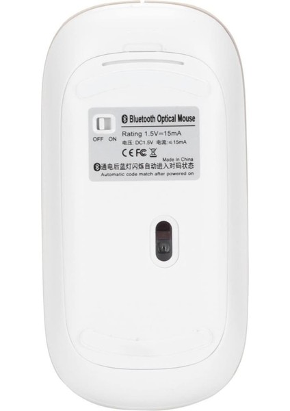 Concord A10 Plus 10.1" Uyumlu Kablosuz Bluetooth Pilli Optik Mouse - Sarı