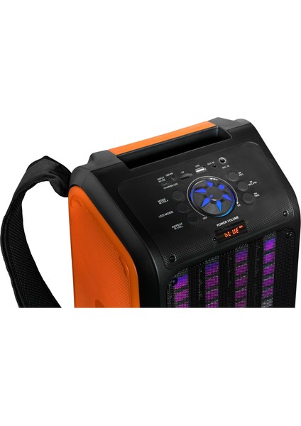 NDRQ69 Bluetoth Speaker 2x6,5" 265*220*460MM Sırt Çantası Askılı modelleri