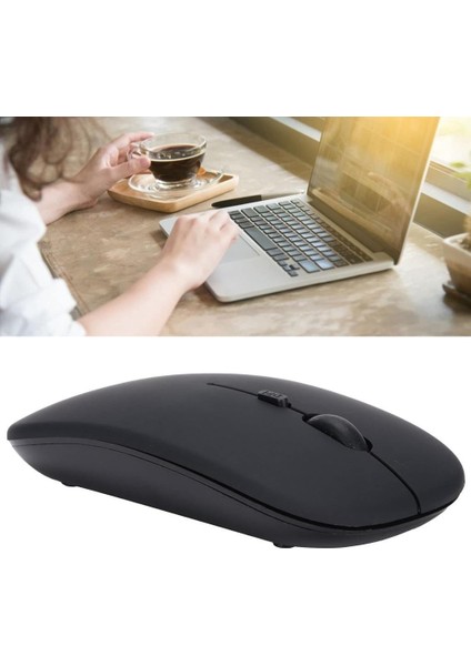 Hegitech X30 10.1" Uyumlu Kablosuz Bluetooth Pilli Optik Mouse - Siyah