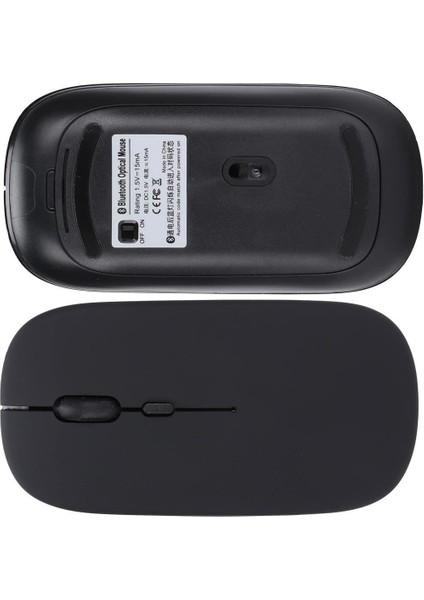 Hegitech X30 10.1" Uyumlu Kablosuz Bluetooth Pilli Optik Mouse - Siyah